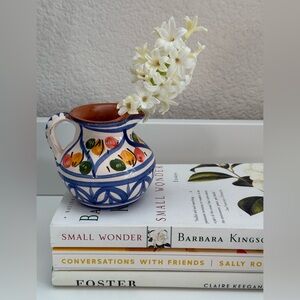 Hand Crafted Multicolor Small Ceramic Creamer